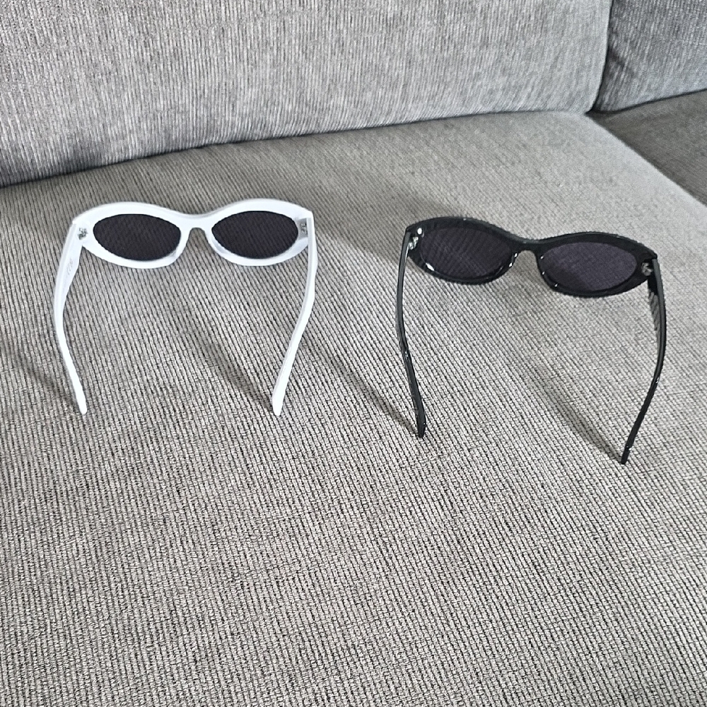 Stylish Black and White Womens Sunglasses Set By Tianyesy, New - Picture 3 of 11